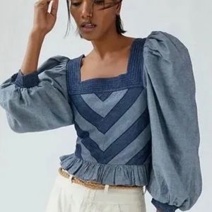 Anthropologie - Love The Label Jean Blouse